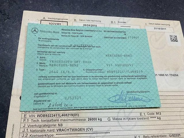 Mercedes-benz actros 2644 vrachtwagen - afbeelding 40 van  51