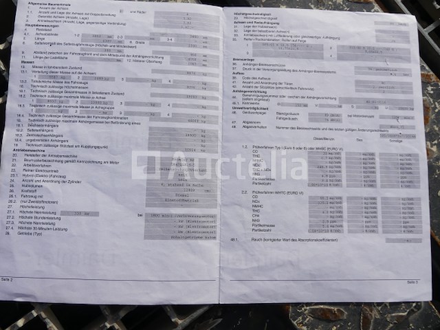 Mercedes-benz actros trekker (2015-605.348 km-vin:wdb9634031l971632) - afbeelding 24 van  31