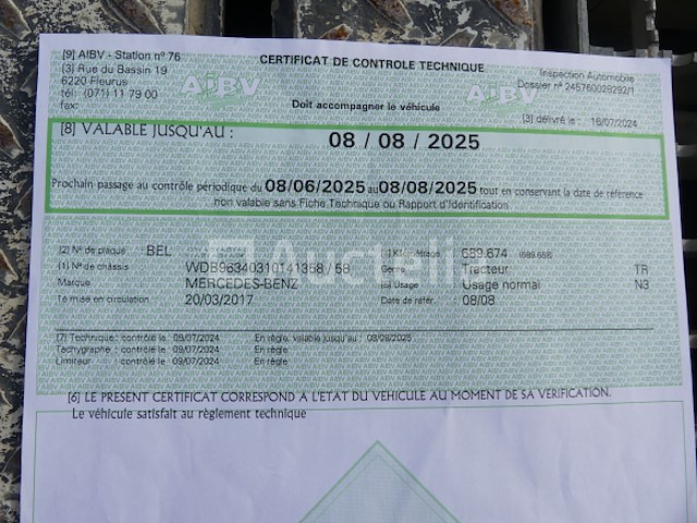 Mercedes-benz actros trekker (2017-690.339 km-vin:wdb96340310141358) - afbeelding 18 van  25