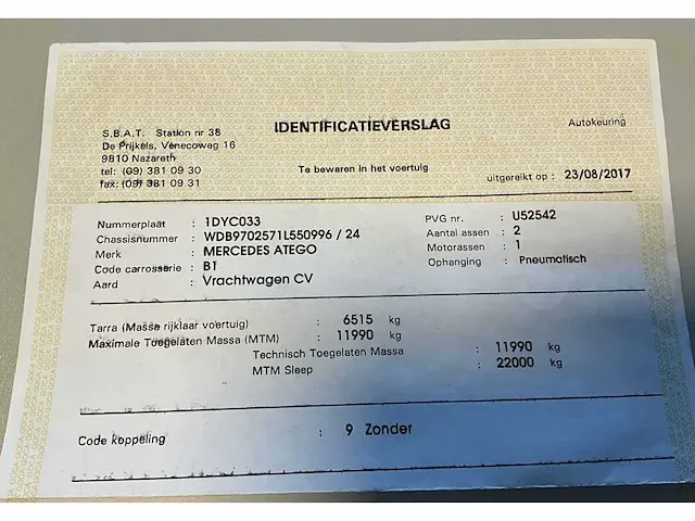 Mercedes-benz atego, 2011 - afbeelding 15 van  22