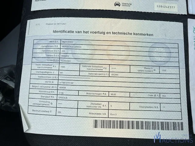 Mercedes-benz c200cdi - 2004 - afbeelding 4 van  13