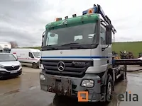 Mercedes benz met laadkraan en containersysteem - afbeelding 20 van  26