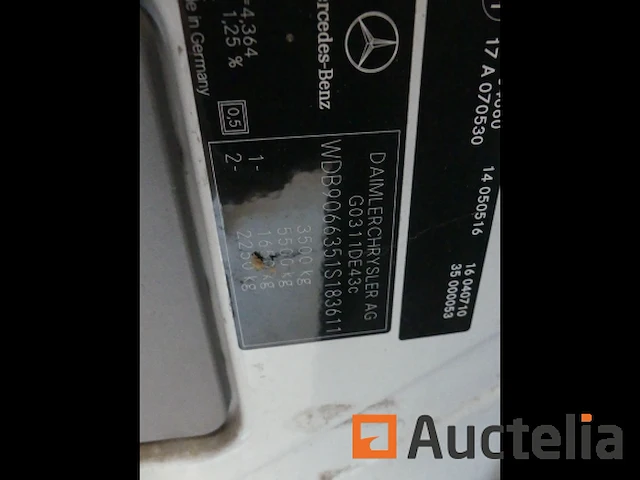 Mercedes-benz sprinter 311cdi bestelwagen (2007-203.042 km) ( wdp9066351s183611 ) - afbeelding 22 van  41