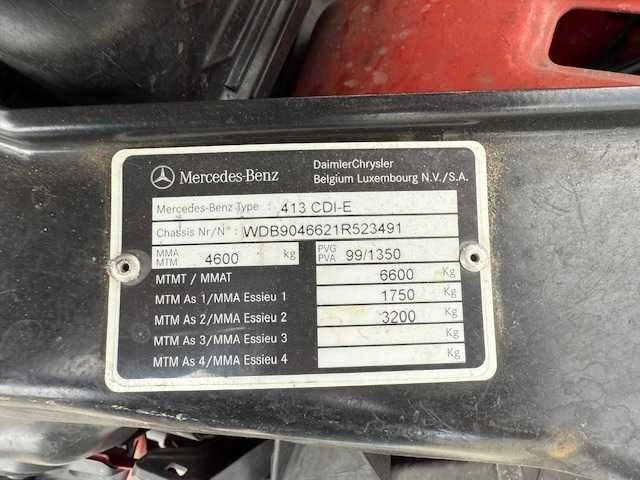 Mercedes-benz sprinter 413 cdi-e - 2003 - afbeelding 20 van  35