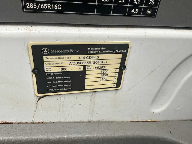 Mercedes-benz sprinter 416cdi - trekhaak - afbeelding 24 van  62