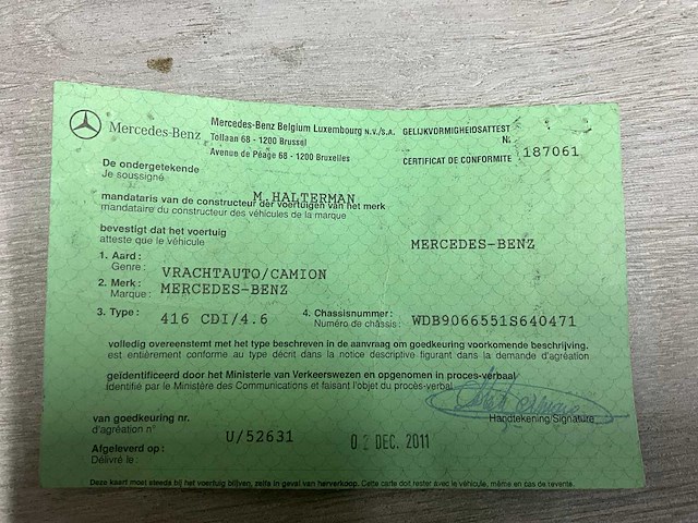 Mercedes-benz sprinter 416cdi - trekhaak - afbeelding 52 van  62