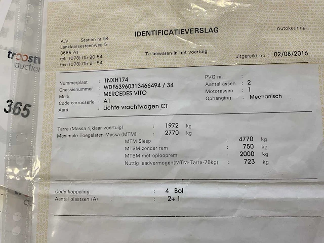 Mercedes-benz vito lichte vrachtwagen - afbeelding 19 van  27