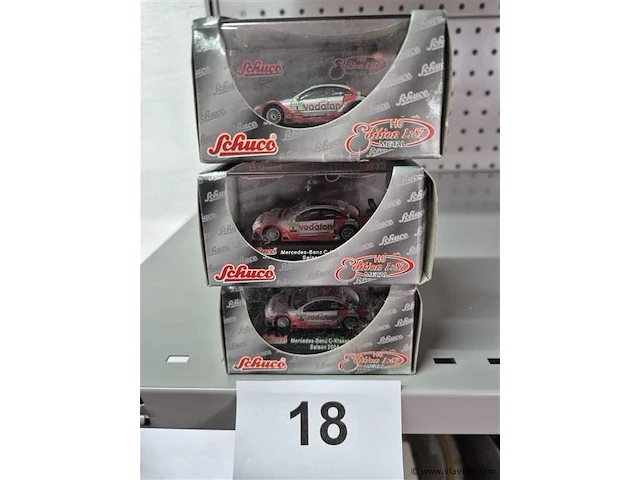 Mercedes c-klasse dtm saison 2004, 3 stuks - afbeelding 1 van  3