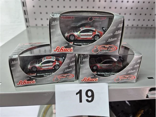 Mercedes c-klasse dtm saison 2004, 3 stuks - afbeelding 1 van  3