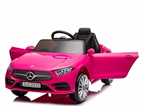 Mercedes cls350 elektrische kinderauto 12v - 1 tot 5 jaar - roze
