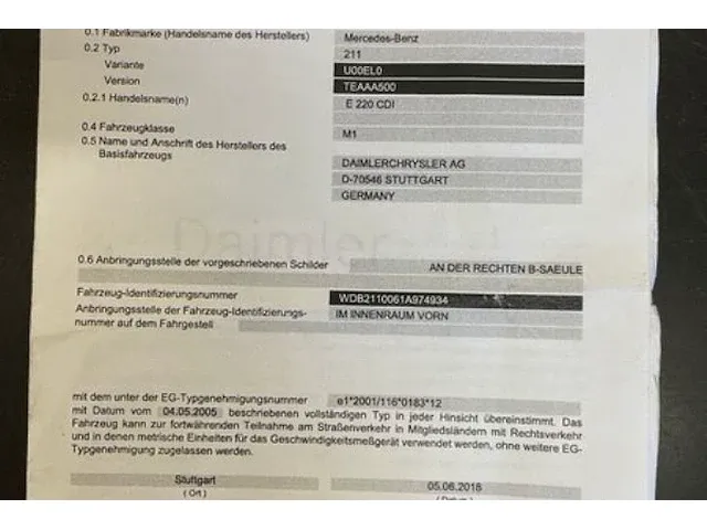 Mercedes e220 cdi, sedan - afbeelding 17 van  29