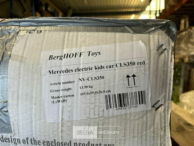 Mercedes electric kids car cls350 red - afbeelding 3 van  3