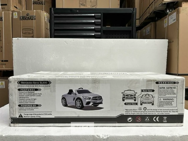 Mercedes electric kids car sl500 black - afbeelding 2 van  5