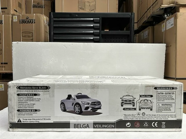 Mercedes electric kids car sl500 black - afbeelding 3 van  5