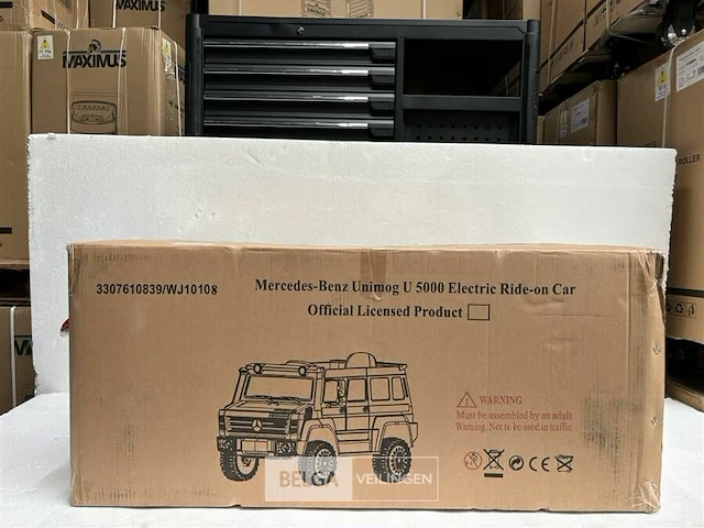 Mercedes electric kids car unimog u5000 - afbeelding 3 van  5