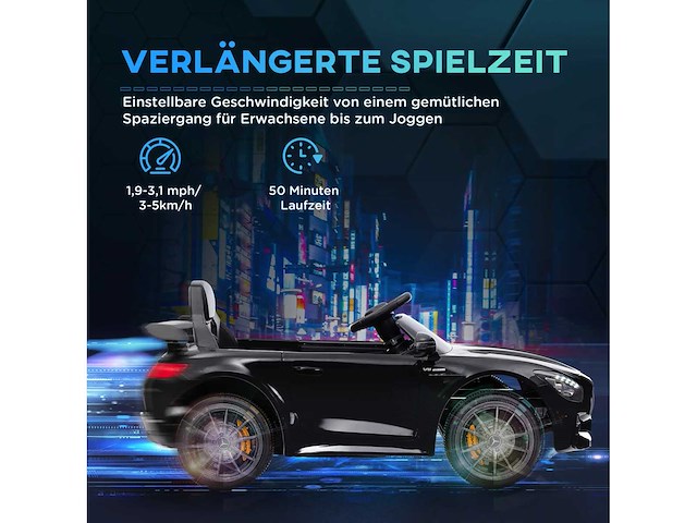 Mercedes elektrische auto voor kinderen 3-5 km/u - afbeelding 5 van  6