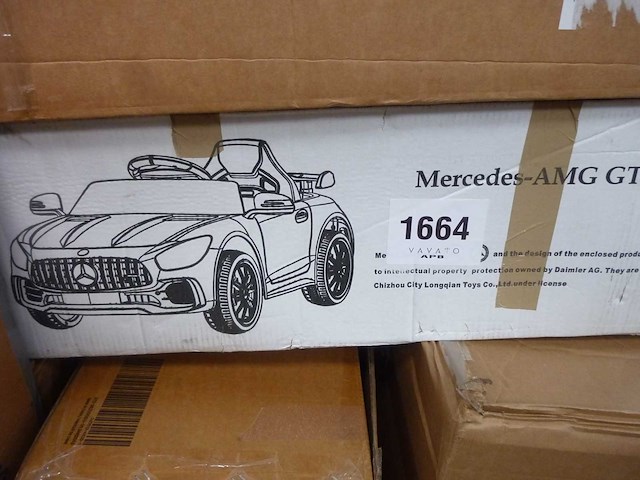 Mercedes elektrische auto voor kinderen 3-5 km/u - afbeelding 6 van  6