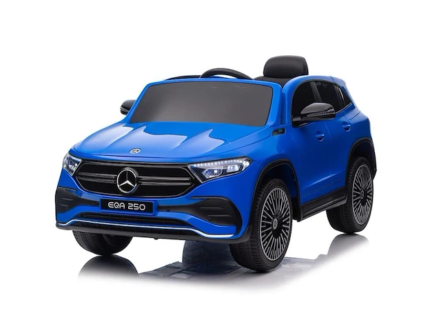 Mercedes eqa250 elektrische kinderauto 12v - 1 tot 6 jaar - 4x4 - blauw - afbeelding 1 van  4