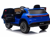 Mercedes eqa250 elektrische kinderauto 12v - 1 tot 6 jaar - 4x4 - blauw - afbeelding 4 van  4
