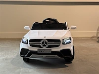 Mercedes glc coupe elektrische kinderauto 12v - wit - afbeelding 2 van  11