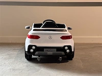 Mercedes glc coupe elektrische kinderauto 12v - wit - afbeelding 5 van  11