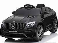 Mercedes glc63s amg elektrische kinderauto 12v - 1 tot 5 jaar - rubberen banden - zwart (nieuw)