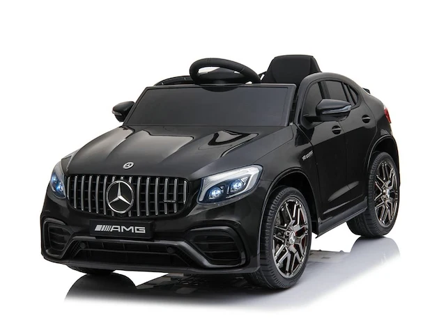 Mercedes glc63s amg elektrische kinderauto 12v - 1 tot 6 jaar - zwart - afbeelding 1 van  3