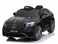 Mercedes glc63s amg elektrische kinderauto 12v - 1 tot 6 jaar - zwart