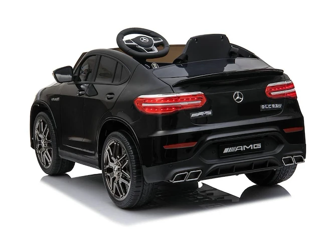 Mercedes glc63s amg elektrische kinderauto 12v - 1 tot 6 jaar - zwart - afbeelding 3 van  3