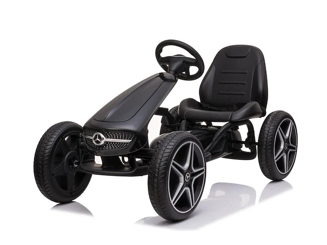 Mercedes gocart voor kinderen - 3 tot 6 jaar - zwart - afbeelding 1 van  3