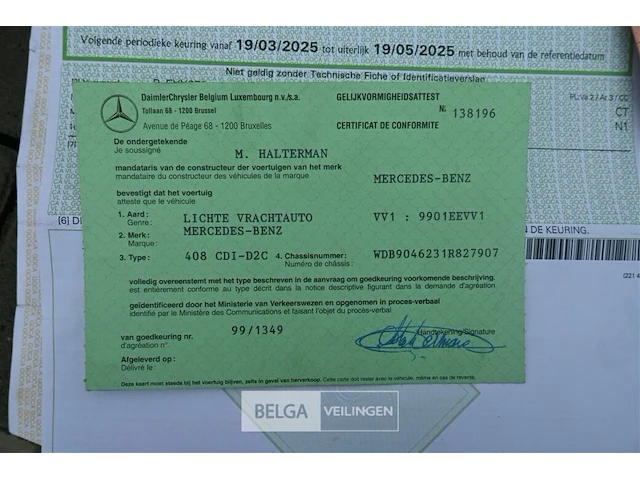 Mercedes lichte vrachtwagen met 3-zijdige kipper - afbeelding 11 van  28