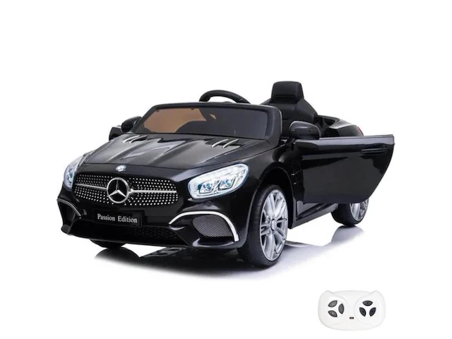 Mercedes sl500 amg elektrische kinderauto 12v - zwart - afbeelding 1 van  3