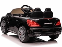 Mercedes sl500 amg elektrische kinderauto 12v - zwart - afbeelding 2 van  3