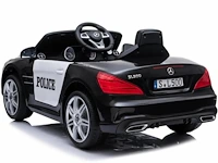 Mercedes sl500 elektrische politie kinderauto 12v - 1 tot 5 jaar - zwart (nieuw) - afbeelding 2 van  6