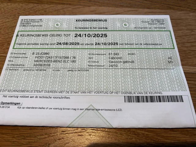 Mercedes slc 180, 2018 - afbeelding 26 van  34