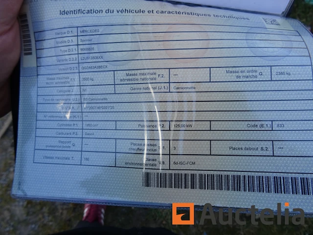 Mercedes sprinter busje (2022-47103 km-vin:w1v9076331p512764) - afbeelding 24 van  26