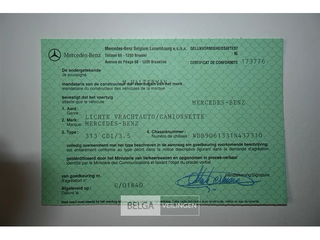 Mercedes sprinter lichte vrachtwagen met gsr hoogwerker - afbeelding 14 van  30
