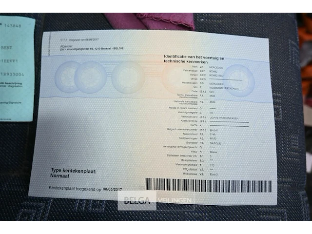Mercedes sprinter lichte vrachtwagen - afbeelding 10 van  15
