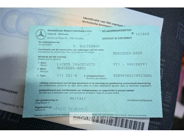 Mercedes sprinter lichte vrachtwagen - afbeelding 11 van  15