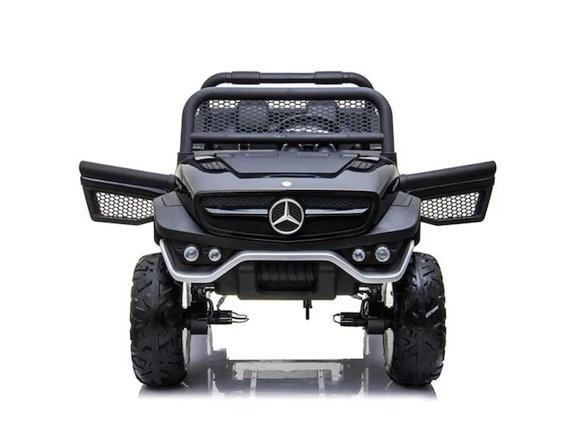 Mercedes unimog elektrische kinderauto 12v 4x4 - zwart - afbeelding 5 van  7