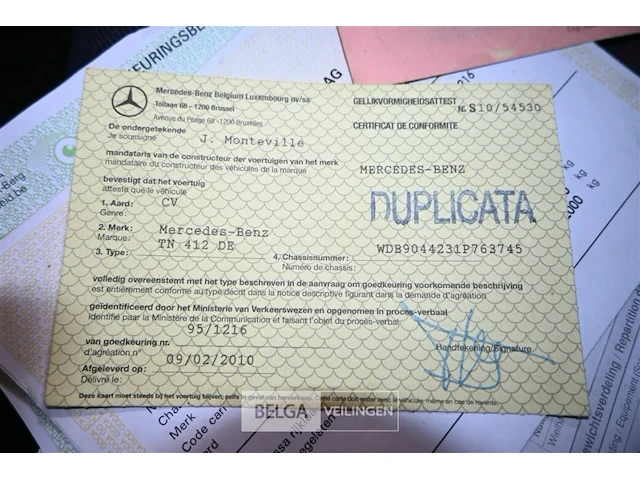 Mercedes vrachtwagen met autolaadkraan - afbeelding 15 van  31