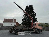 Mercedes vrachtwagen met containersysteem en fassi kraan - afbeelding 16 van  23