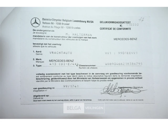 Mercedes vrachtwagen/duikerswagen - afbeelding 6 van  22
