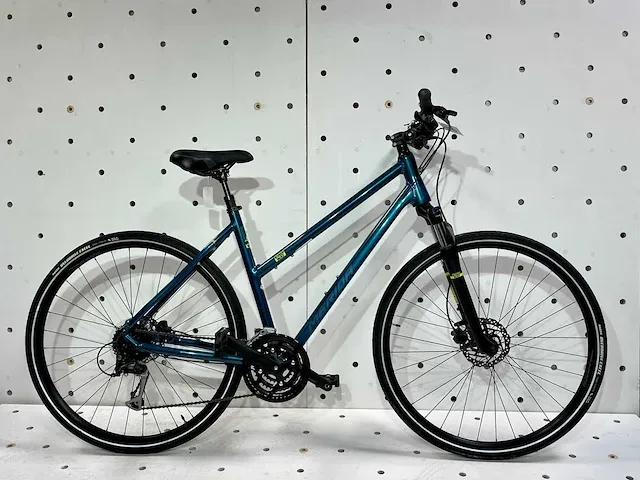 Merida crossway 100 ladies teal blue/silver blue lime m 5 - afbeelding 1 van  2