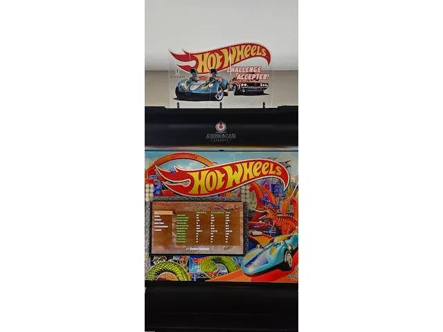 Merk: american pinball flipperkast hotwheels.deluxe versie - afbeelding 2 van  12