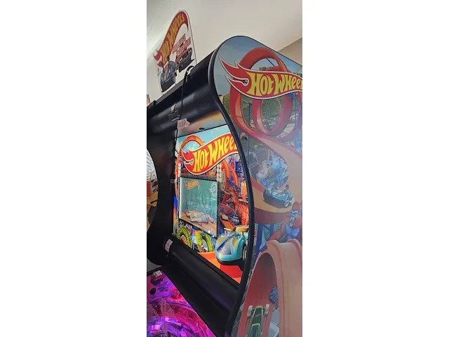 Merk: american pinball flipperkast hotwheels.deluxe versie - afbeelding 9 van  12