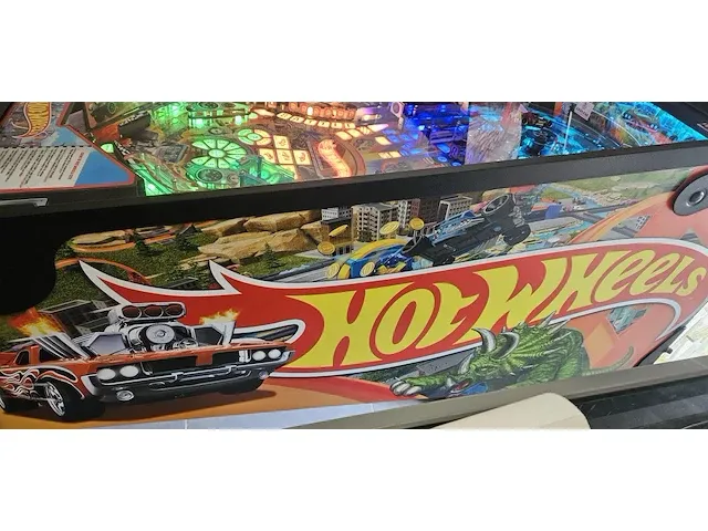 Merk: american pinball flipperkast hotwheels.deluxe versie - afbeelding 10 van  12