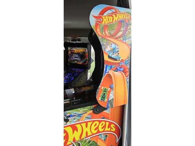 Merk: american pinball flipperkast hotwheels.deluxe versie - afbeelding 3 van  8