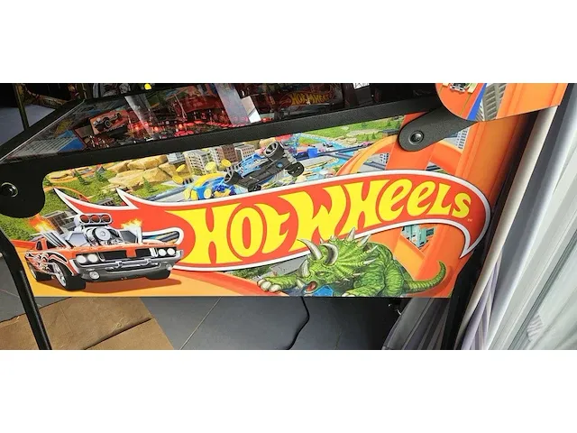 Merk: american pinball flipperkast hotwheels.deluxe versie - afbeelding 4 van  8