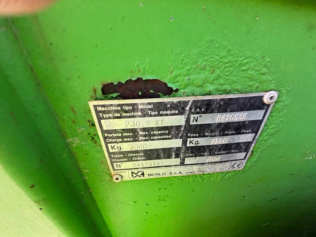 Merlo - 2004 - p30.9 kt - verreiker - afbeelding 10 van  18